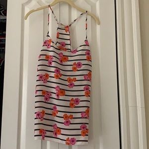 J Crew flower work tank